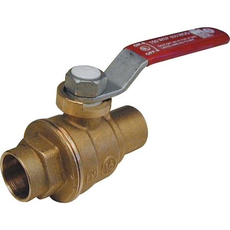 Proline 1/2 In. S Forged Brass Full Port Ball Valve 107-453NL